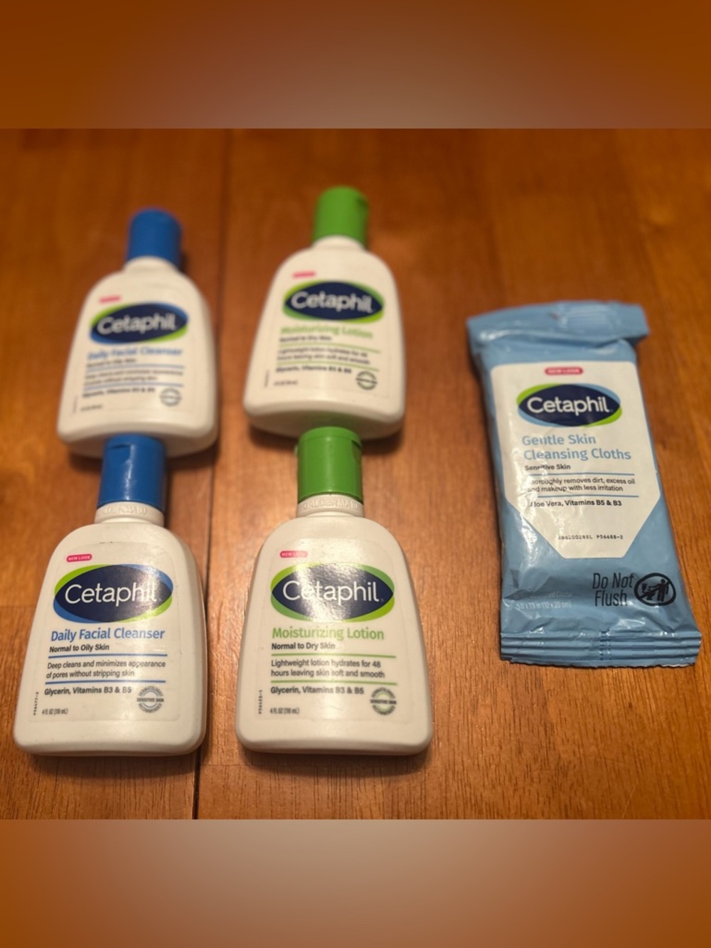 Cetaphil Daily Facial Cleanser & Moisturizing Lotion Set - bundle travel size